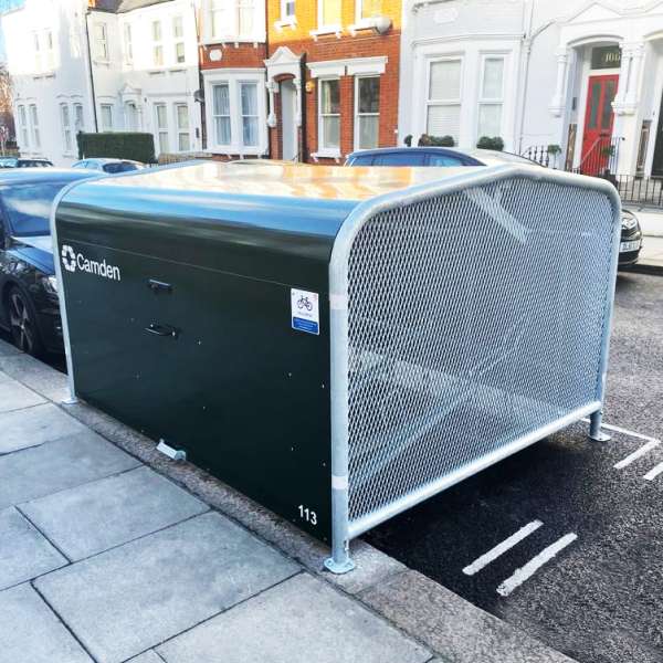 FalcoPod Bike Hangars Roll out for the London Borough of Camden Falco UK LTD